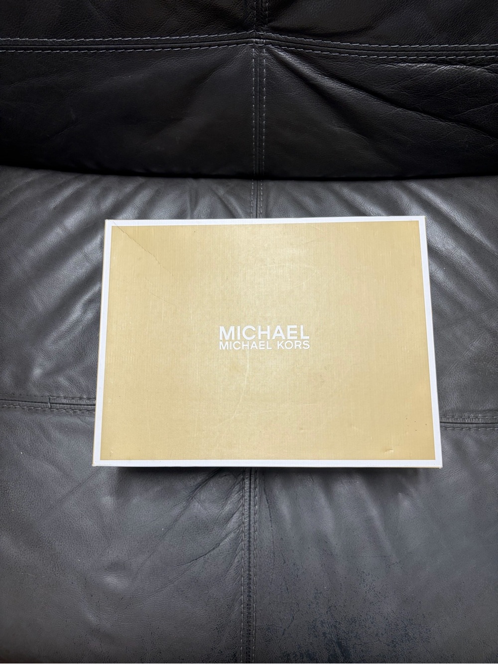 MICHAEL Michael Kors Willa Slip on Mule Metallic Silver & Gold Leather - Picture 13 of 14